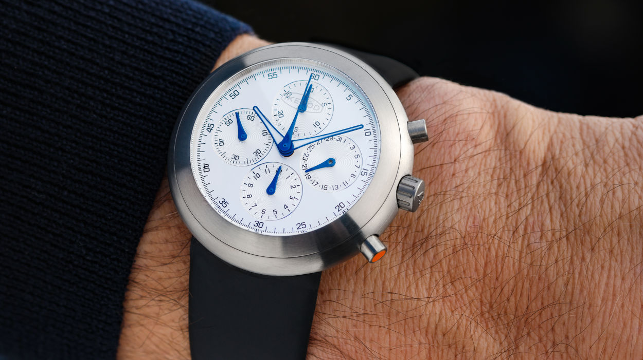 Ikepod, le retour de l'Hemipod, icône horlogère des années 90