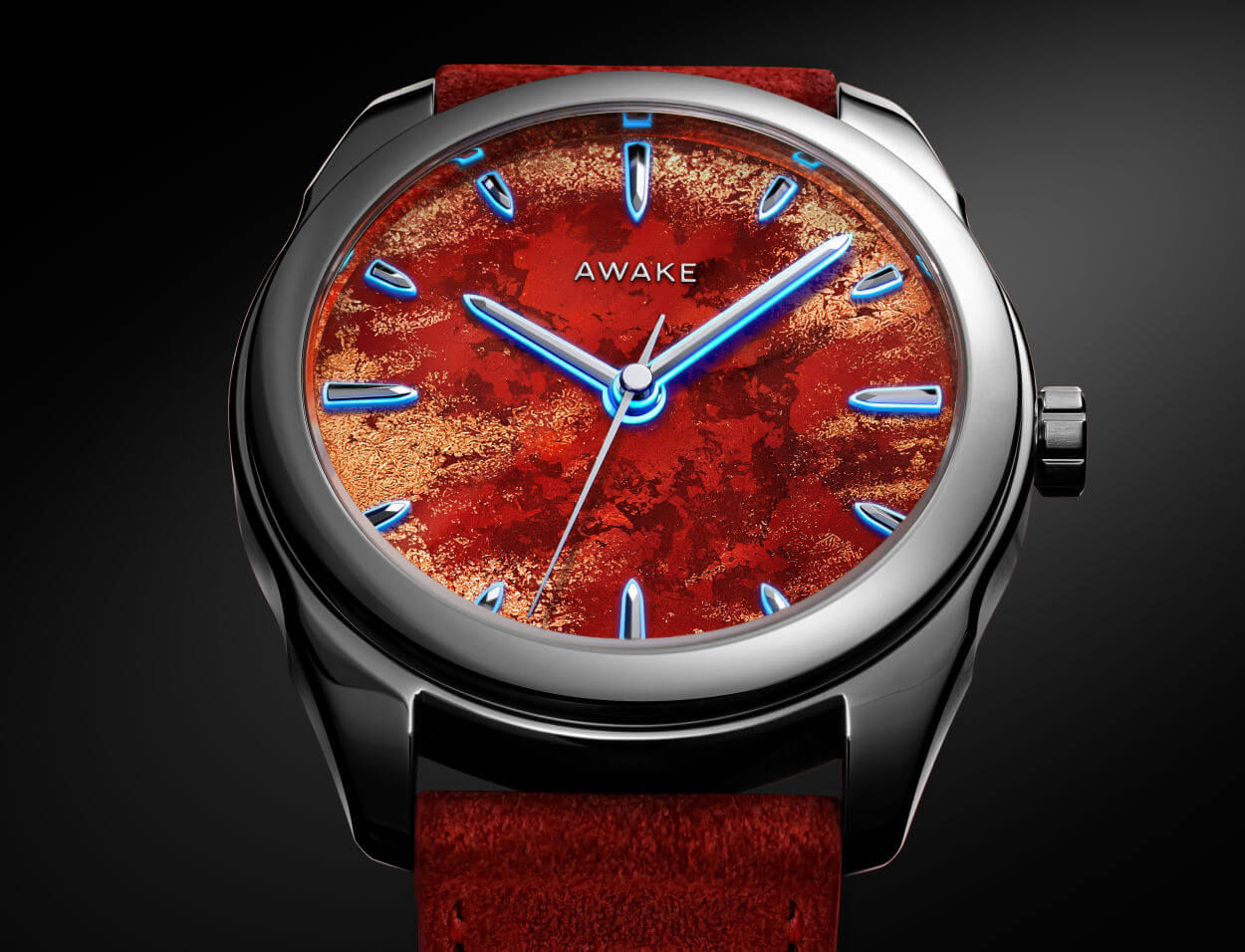 Awake Frosted Leaf Royal Red : rouge passion