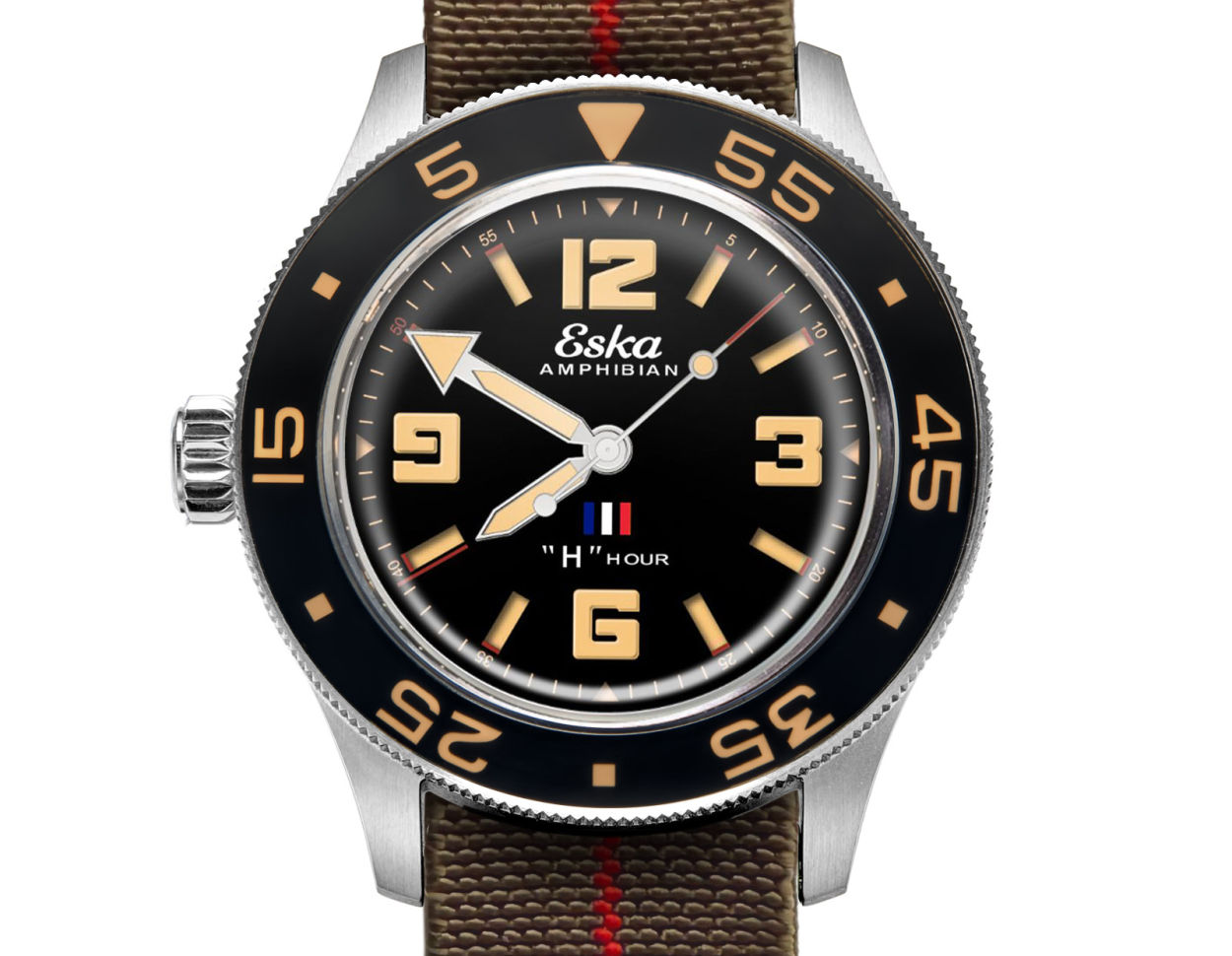Eska Amphibian 250 "H-Hour" : une montre pour les Forces Amphibies Françaises
