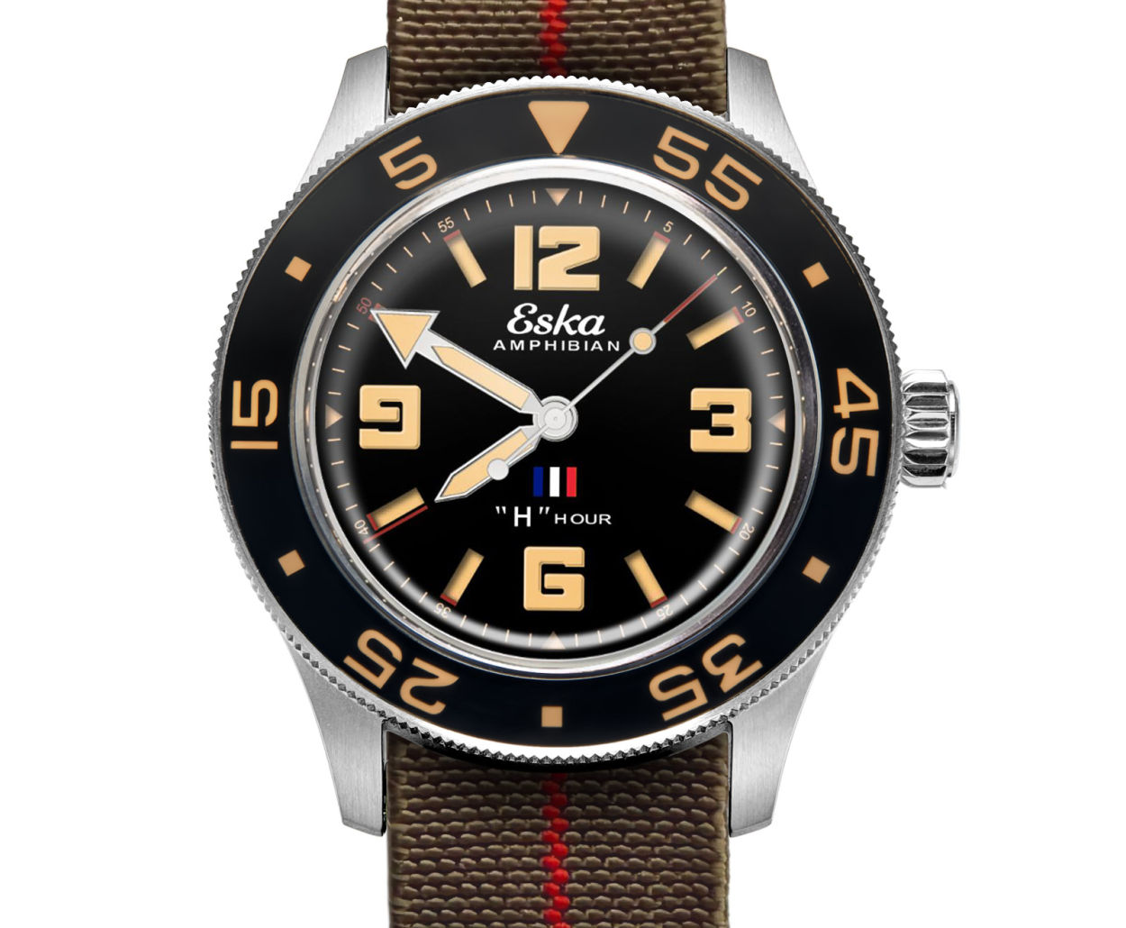 Eska Amphibian 250 "H-Hour" : une montre pour les Forces Amphibies Françaises