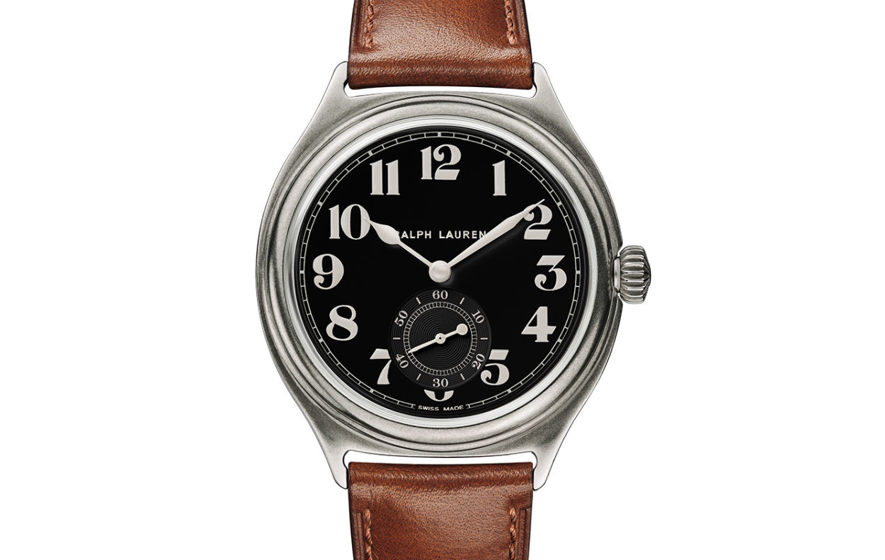 Ralph Lauren enrichit sa collection Vintage 67 avec un cadran noir bienvenu