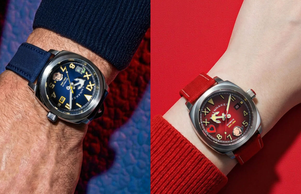 Popeye et Olive par Spinnaker : un duo horloger pour la Saint-Valentin empreint d'air marin