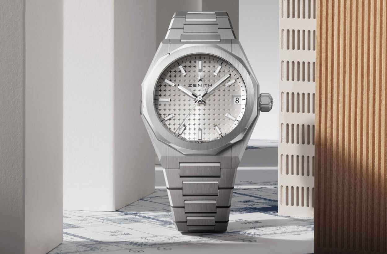 Zenith Defy Skyline 36 : cadran argenté et bracelet interchangeable
