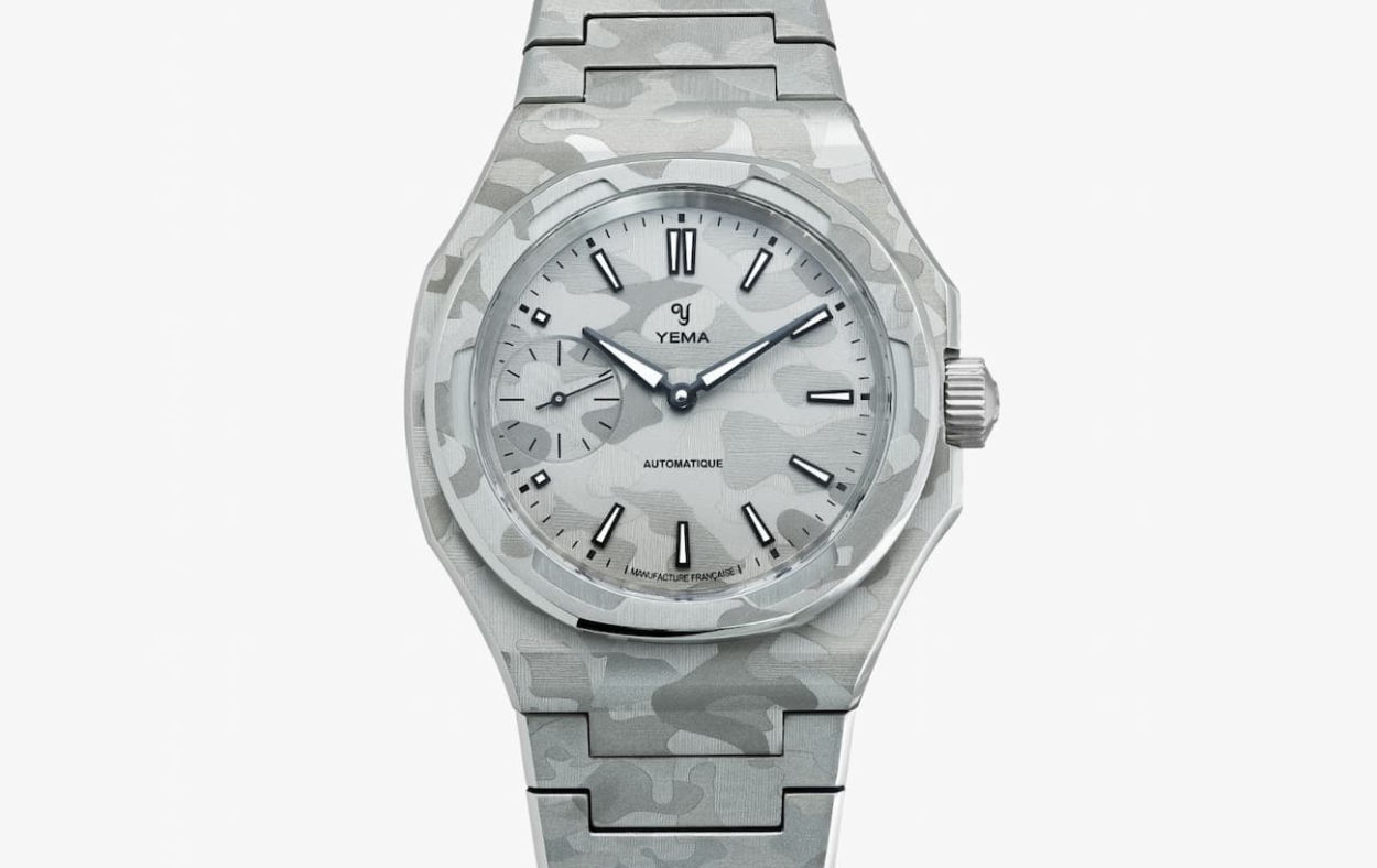 Yema Wristmaster Slim Camo CMM.29 : tout l'art du camouflage "neige"