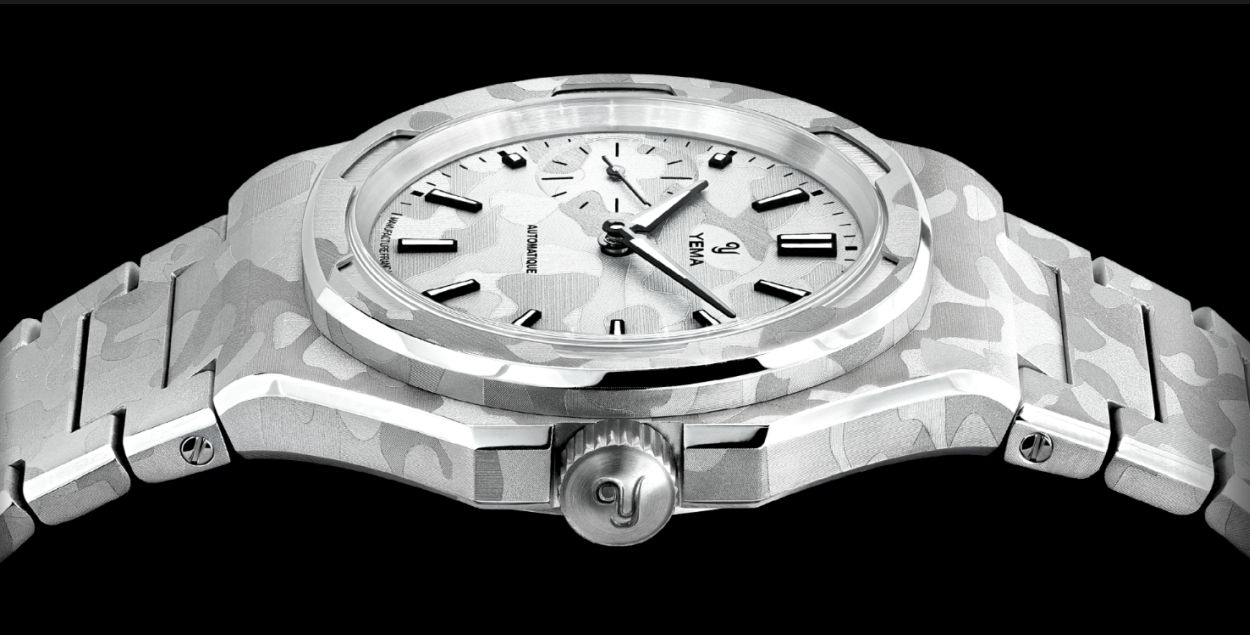 Yema Wristmaster Slim Camo CMM.29 : tout l'art du camouflage "neige"