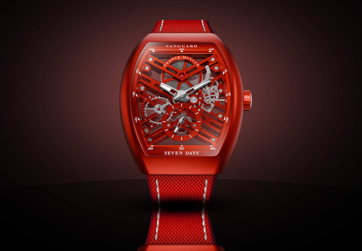Franck Muller Vanguard Royal Bauxite : le temps de toutes les couleurs