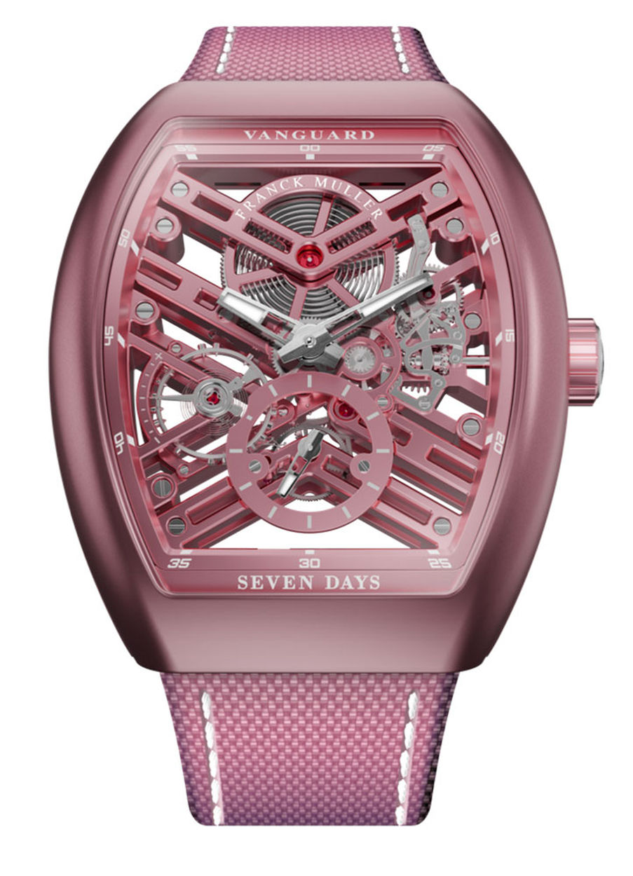 Franck Muller Vanguard Royal Bauxite : le temps de toutes les couleurs