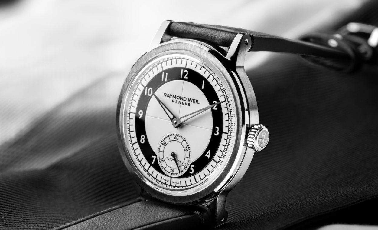 Raymond Weil Millesime petite seconde : cadrans Tuxedo pour montres habillées