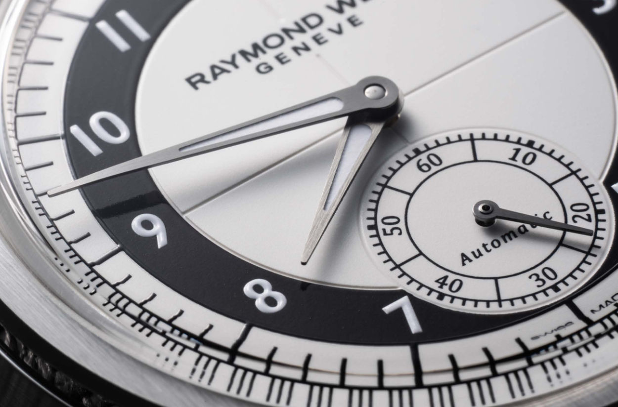 Raymond Weil Millesime petite seconde : cadrans Tuxedo pour montres habillées