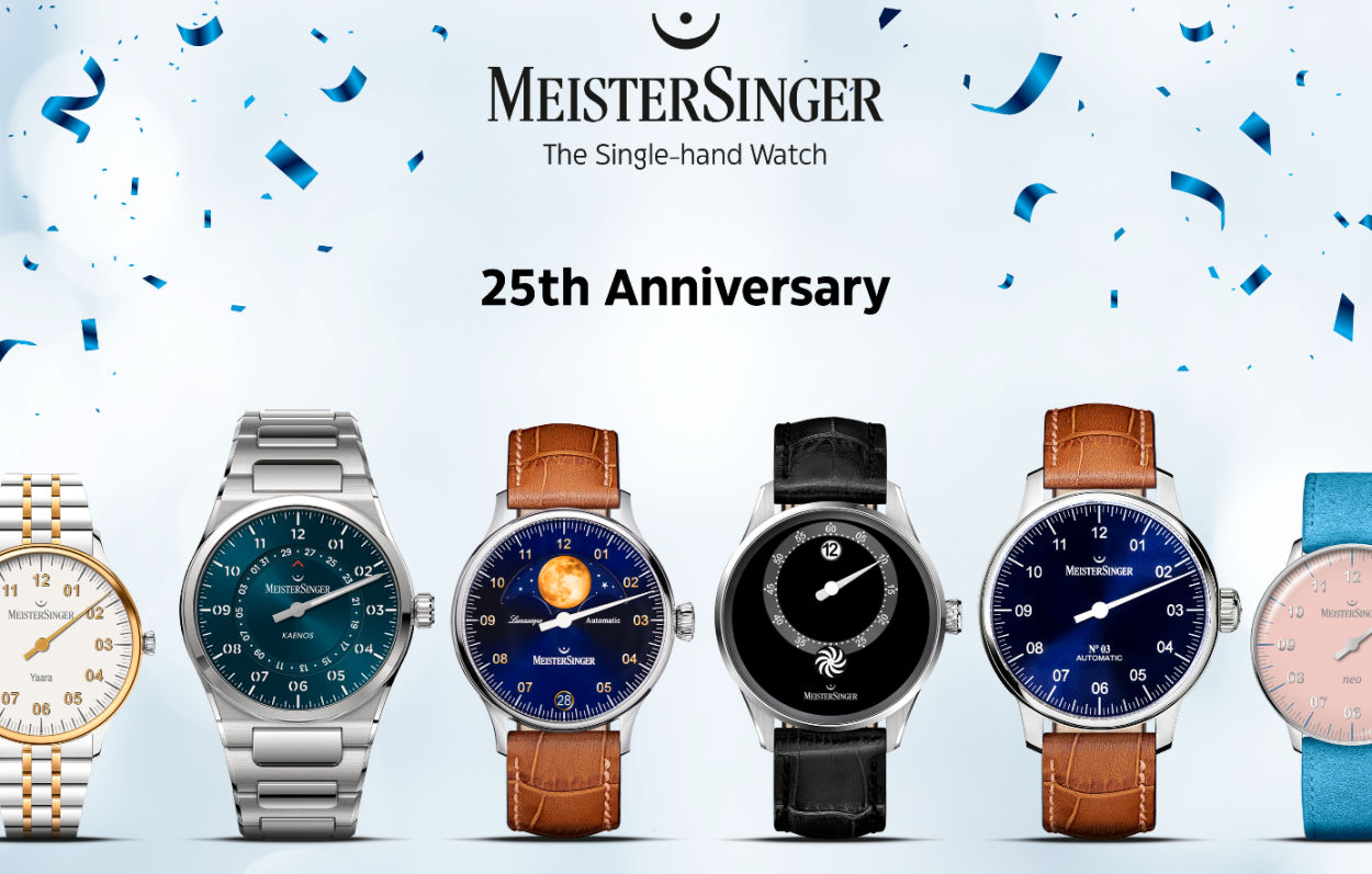 MeisterSinger célèbre 25 ans de montres mono-aiguille en 2026