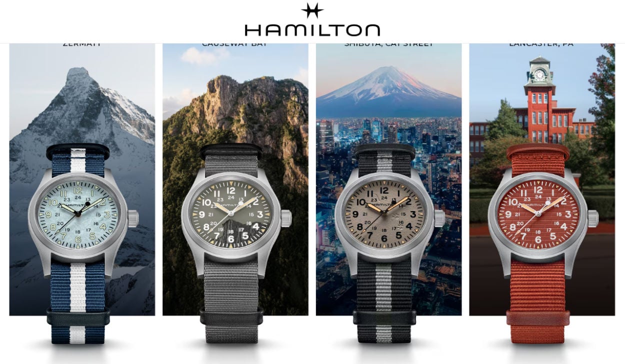 Hamilton Khaki Field Mechanical Cat Street Tokyo : l’édition exclusive inspirée de Tokyo