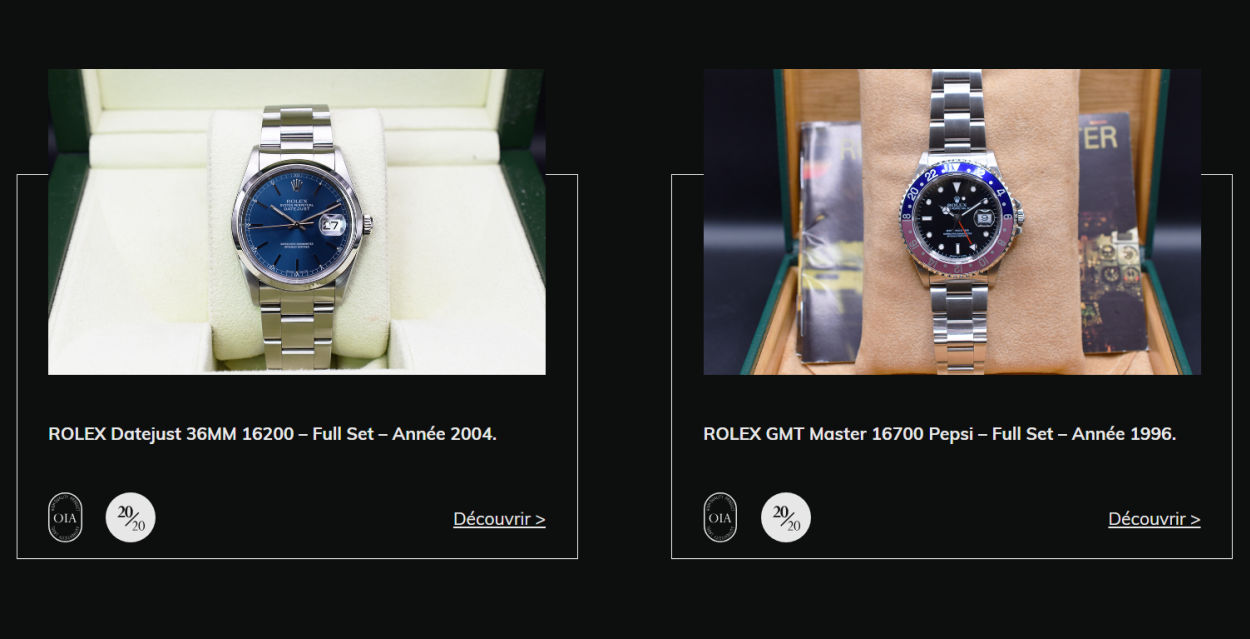 Olivine Prestige : spécialiste parisien de la Rolex vintage et de collection