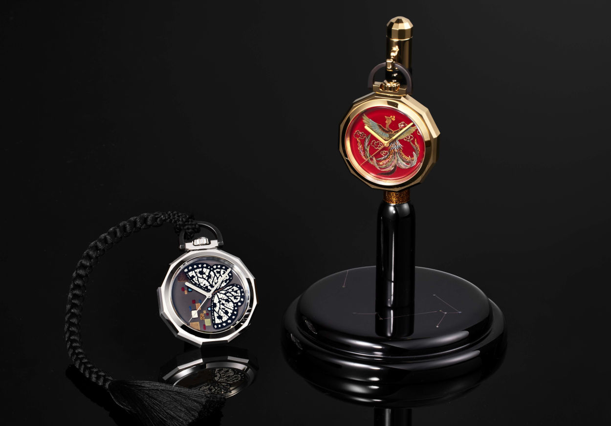 Minase : le temps au creux de la main avec les montres de poche Azagimadara et Phoenix