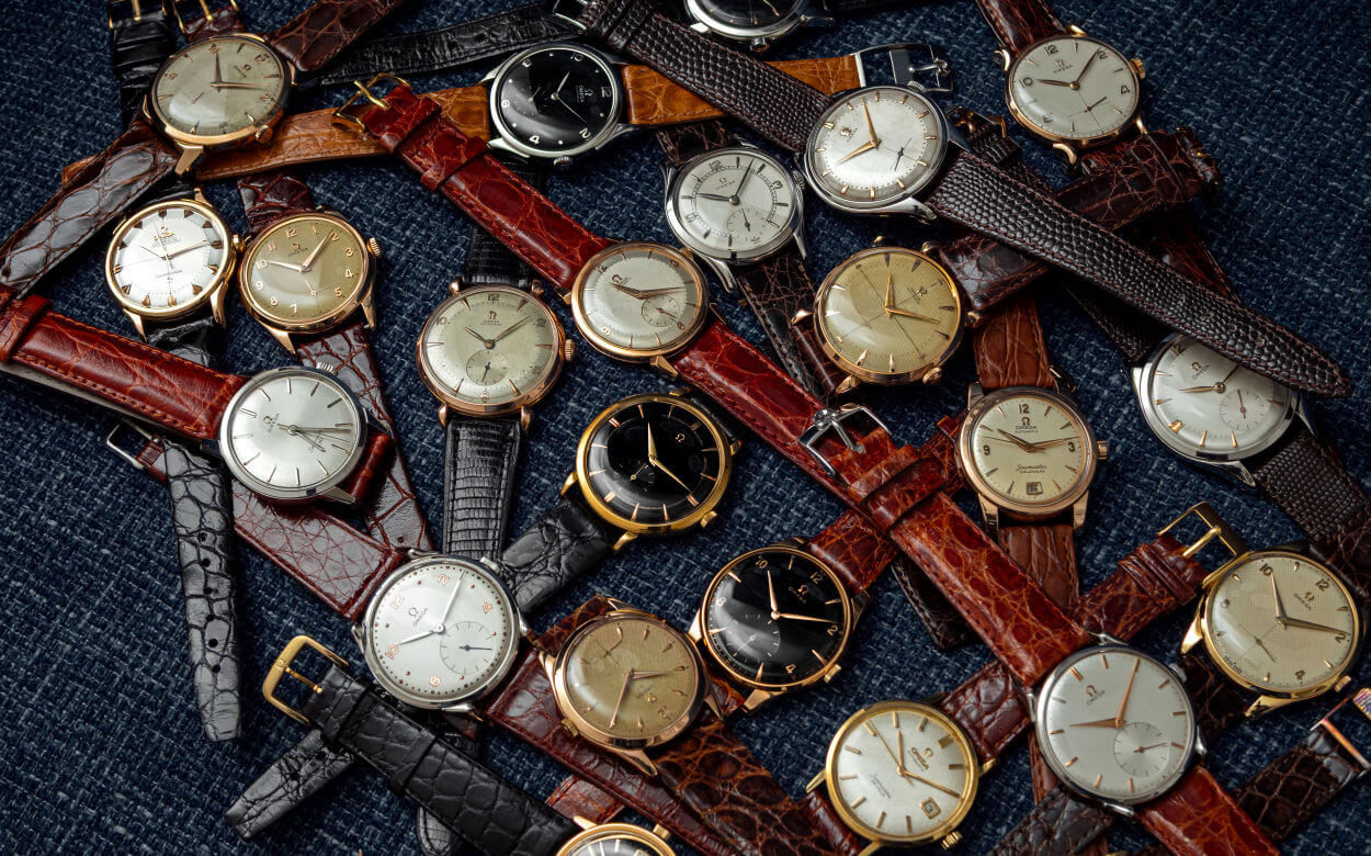 Une collection de montres Omega vintage exceptionnelle mise en vente par Watchfid
