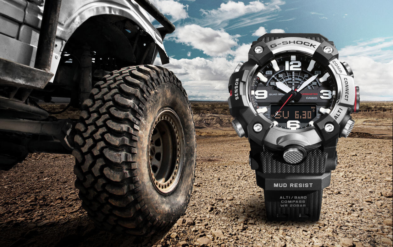 G-Shock : une Mudmaster résistante à toute épreuve en résine biosourcée