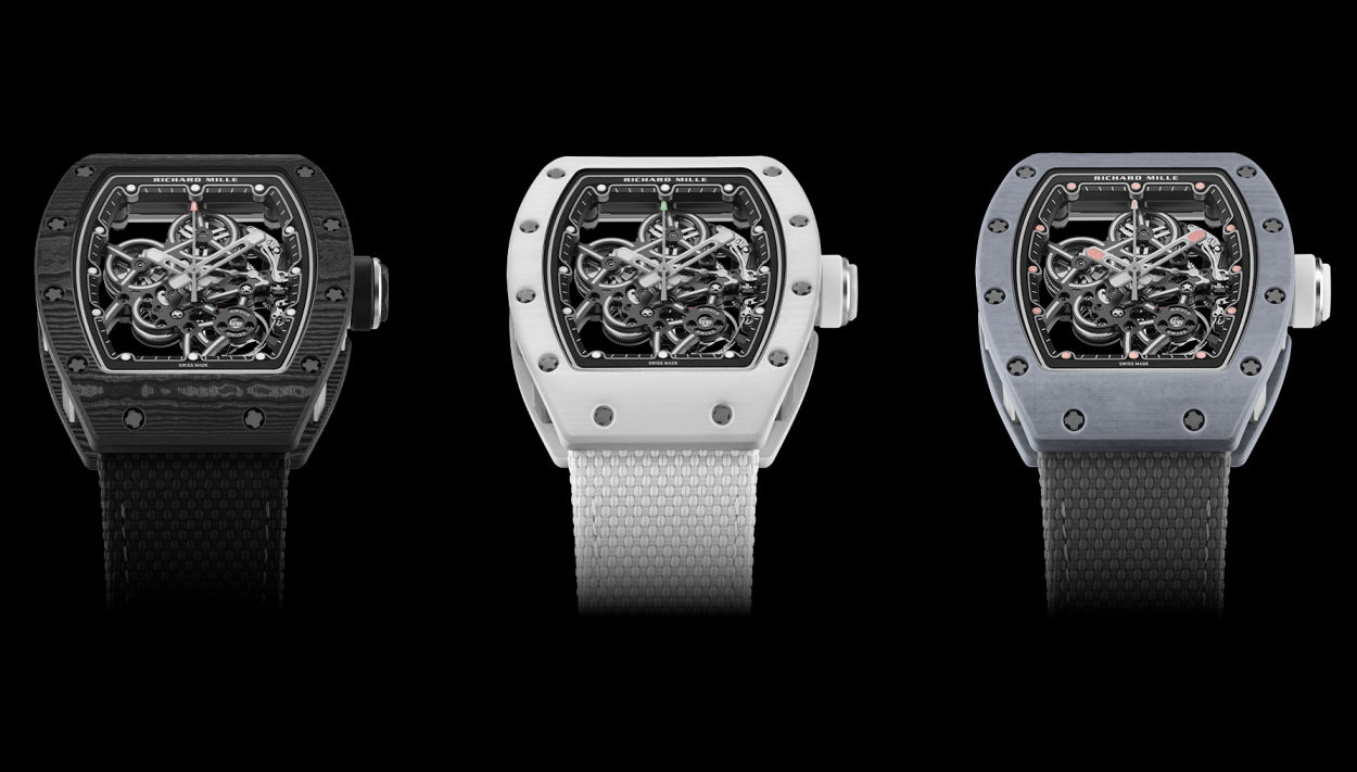 Richard Mille RM 55-01 à remontage manuel : sobre et légère à la fois