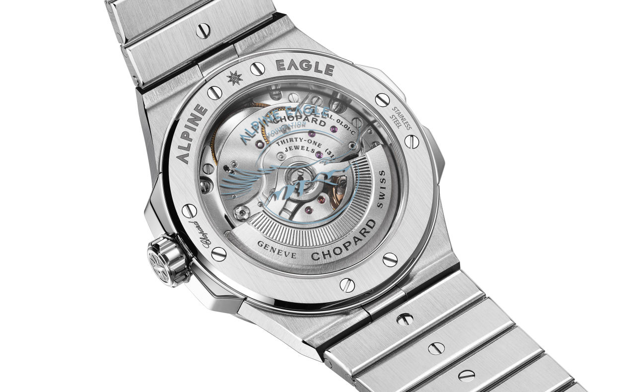 Chopard Alpine Eagle : cadran "Bleu Rhône" pour la protection des aigles