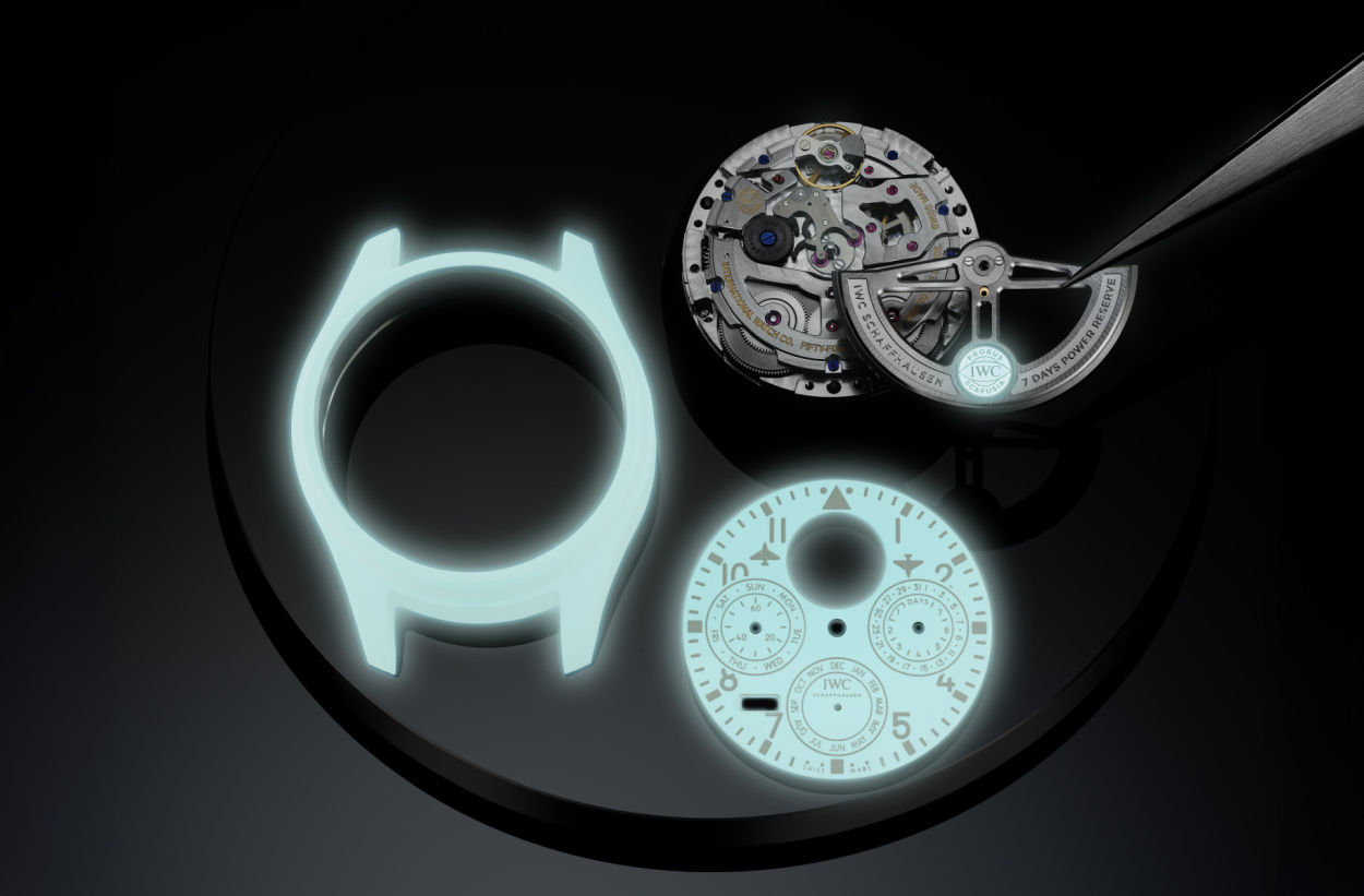 IWC : une montre d'aviateur QP entièrement luminescente
