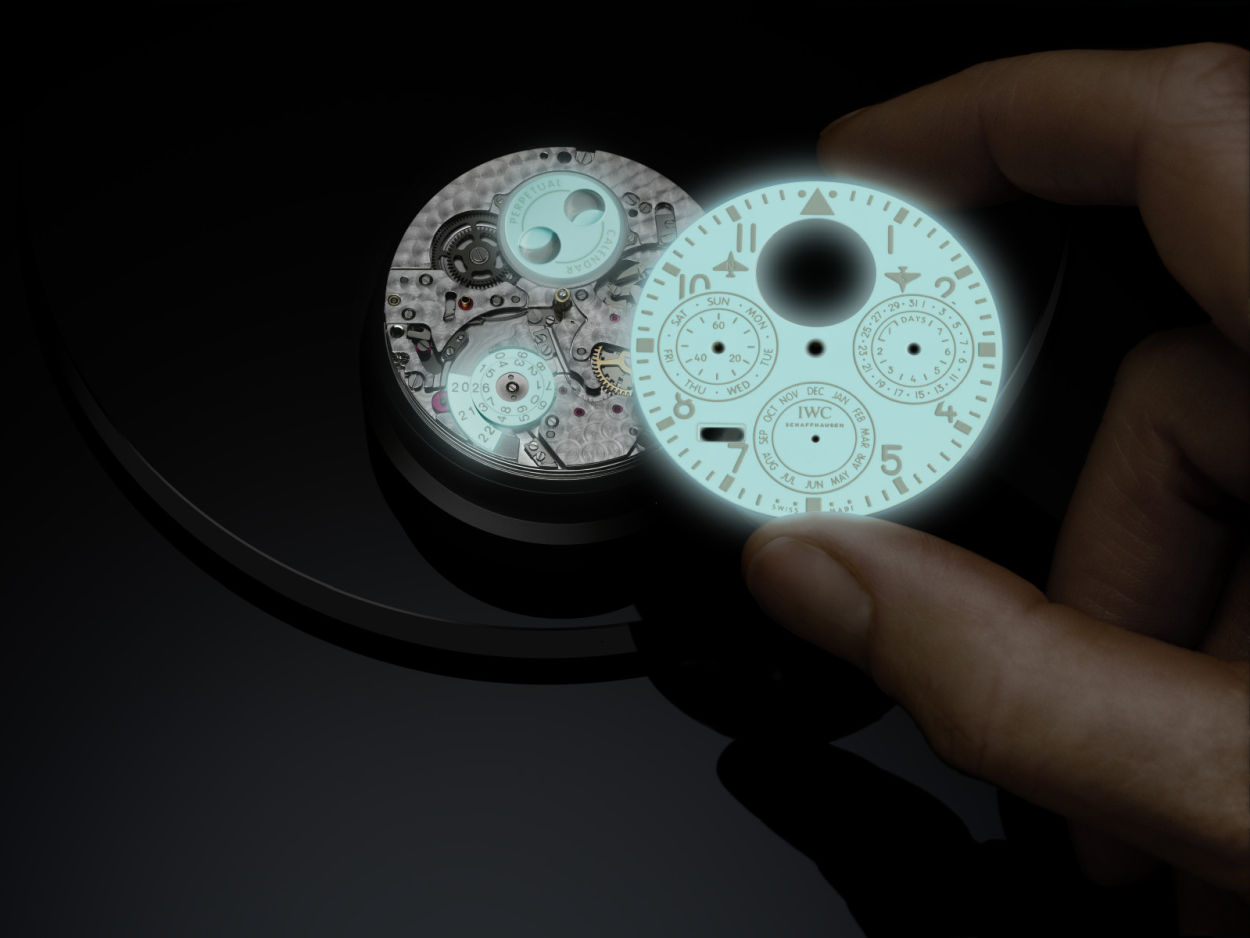 IWC : une montre d'aviateur QP entièrement luminescente