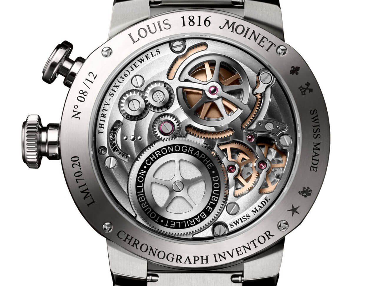 Louis Moinet 1816 Tourbillon Chronograph : douze exemplaires au monde