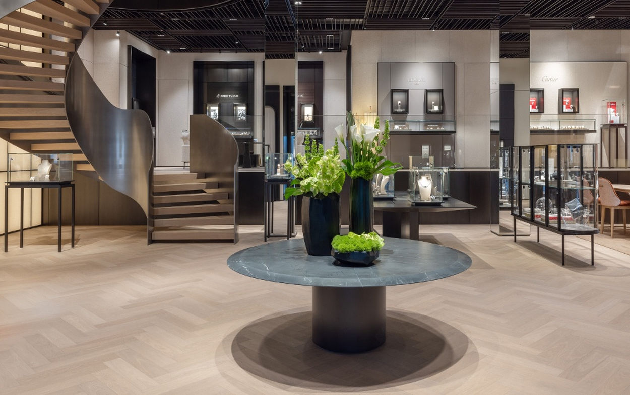 Bucherer Stuttgart : un écrin de 490m2 entre haute horlogerie et architecture contemporaine
