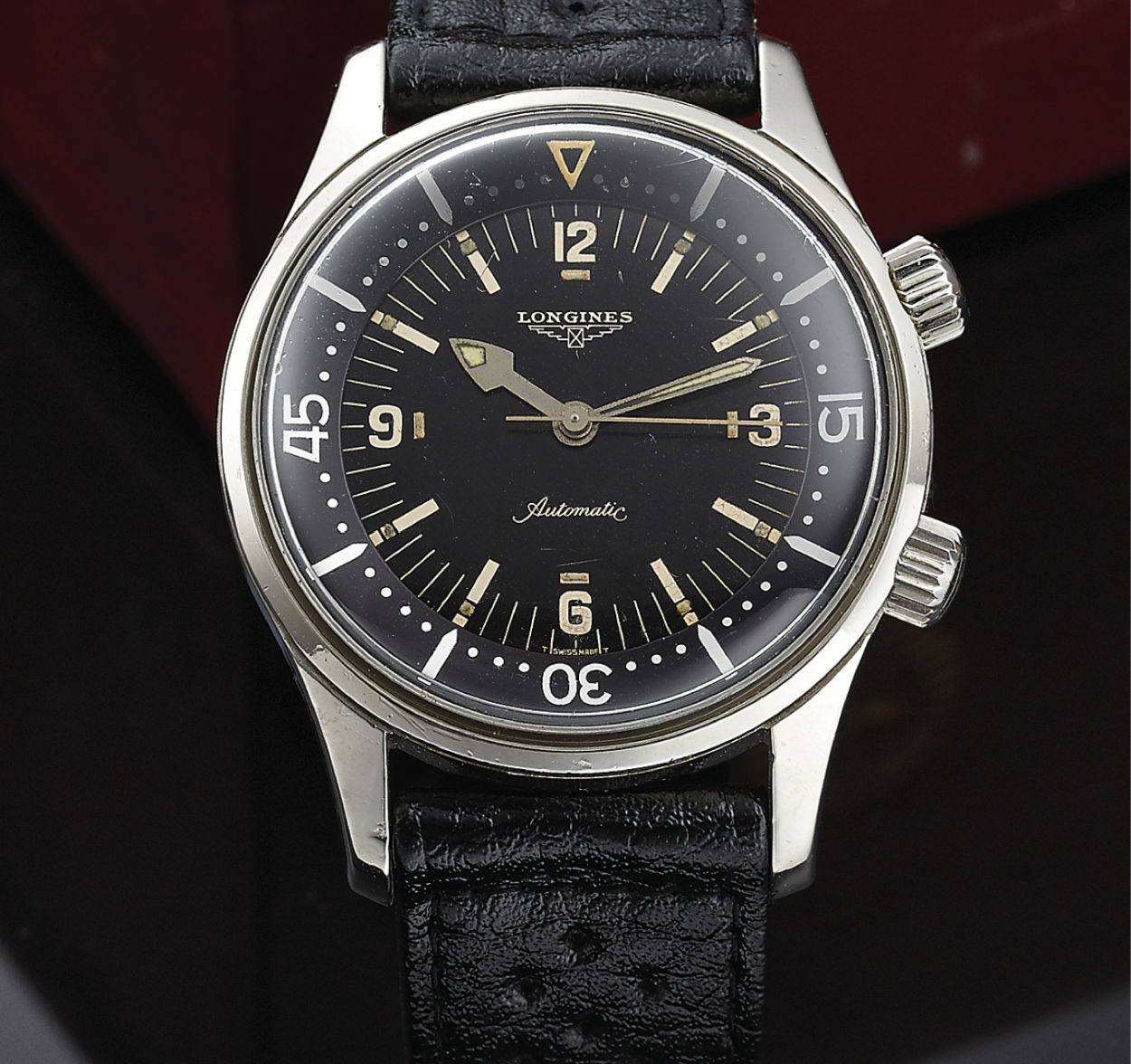 Longines Leged Diver circa 1964, copyright Antiquorum