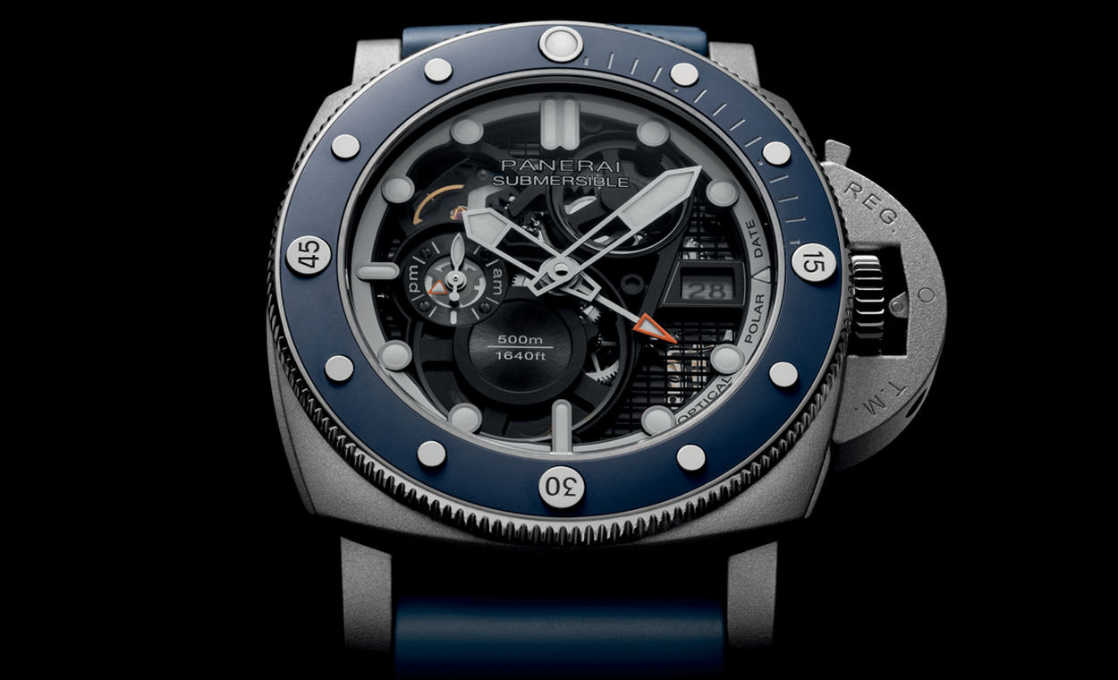 Panerai Submersible GMT : une plongeuse voyageuse squelettée à utiliser en conditons réelles
