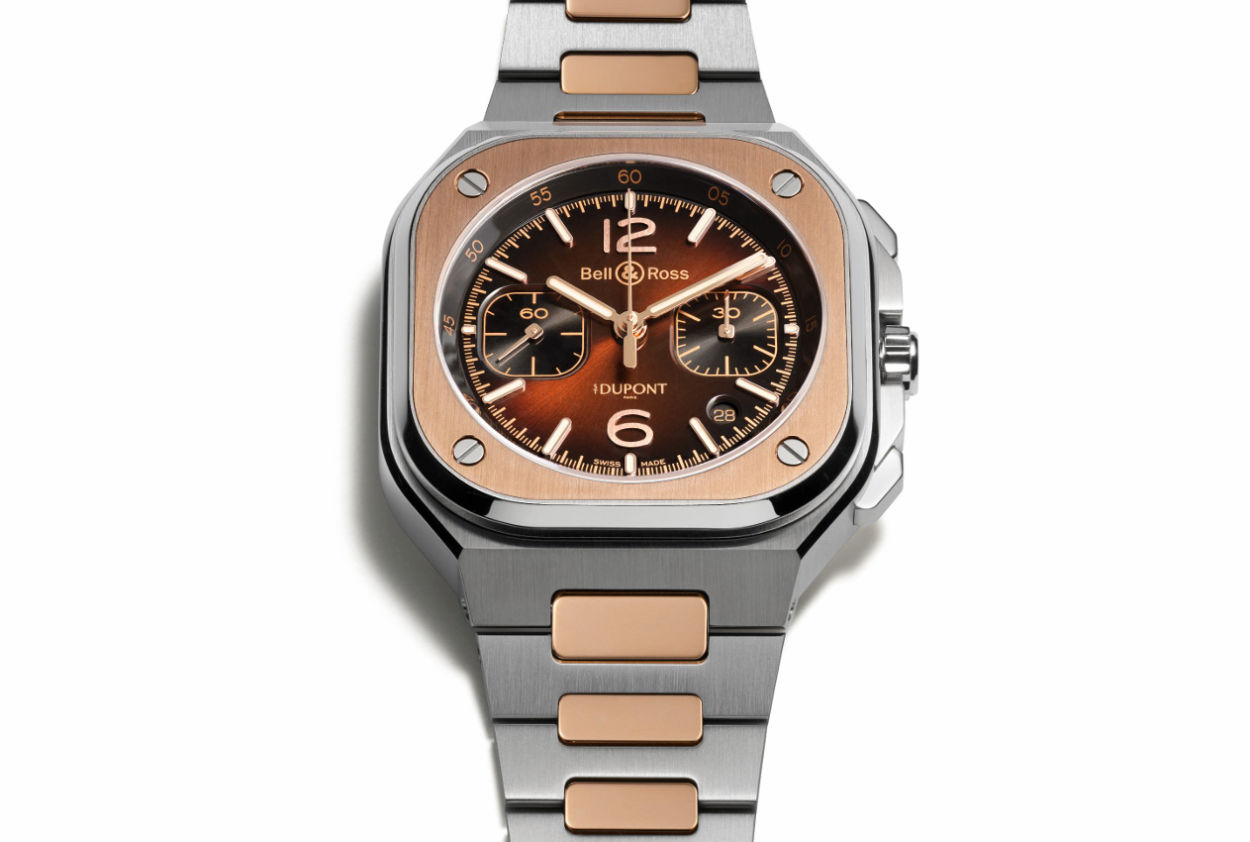 Bell & Ross BR-05 Chrono S.T. Dupont : le temps des volutes