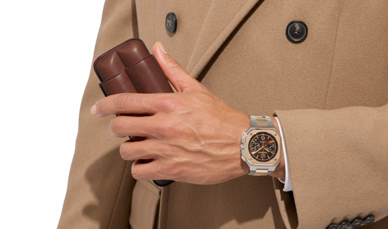 Bell & Ross BR-05 Chrono S.T. Dupont : le temps des volutes