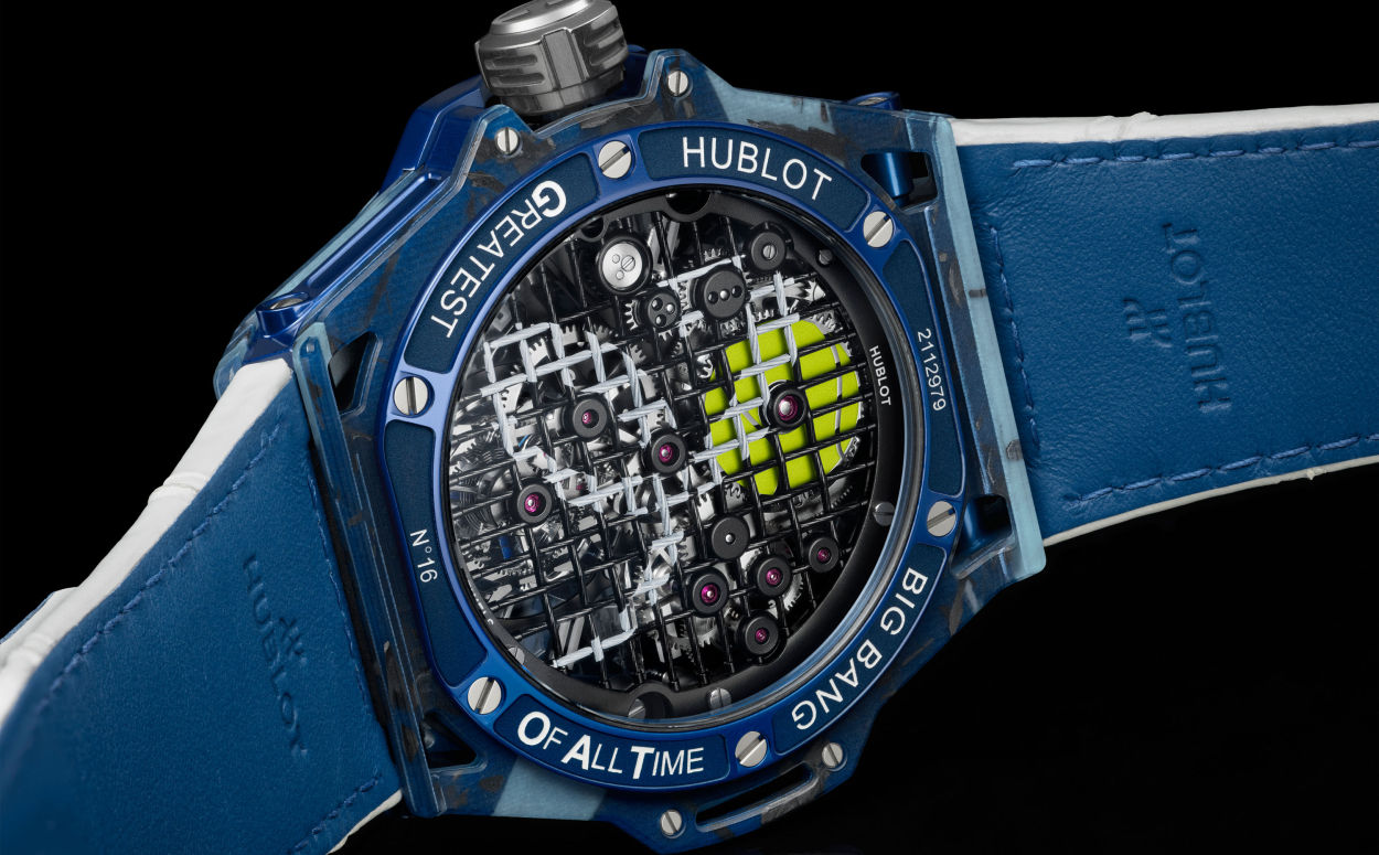 Big Bang Tourbillon Novak Djokovic "Goat edition" : un trio pour chaque surface