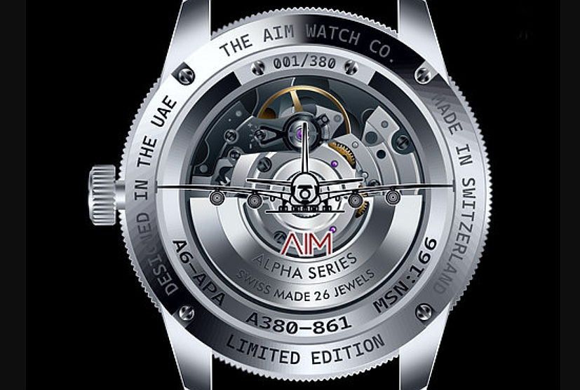 Du tarmac au poignet : quand le premier Airbus A380 d'Etihad devient une montre AIM Watches