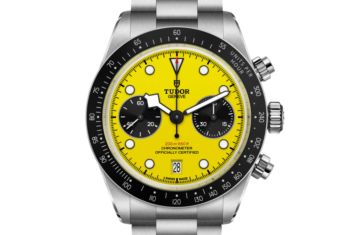 Tudor Black Bay Chrono Bumblebee : un cadran jaune pour les audacieux