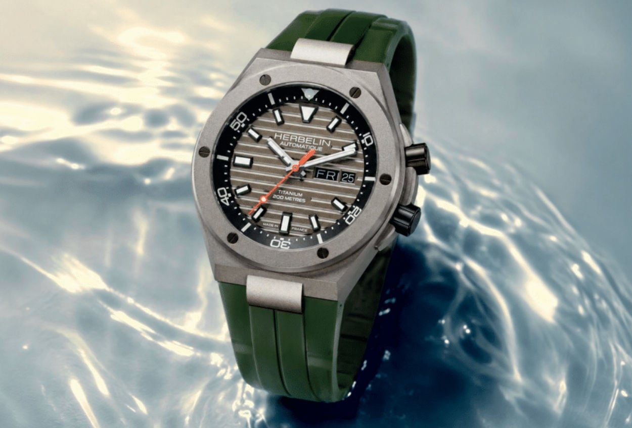 Herbelin Cap Camarat Diver Automatique Titane : d'une efficacité redoutable