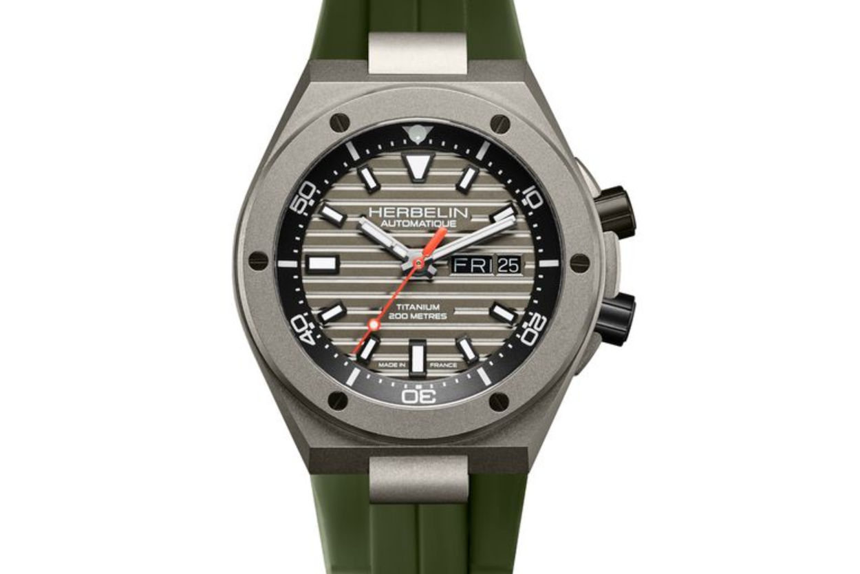 Herbelin Cap Camarat Diver Automatique Titane : d'une efficacité redoutable