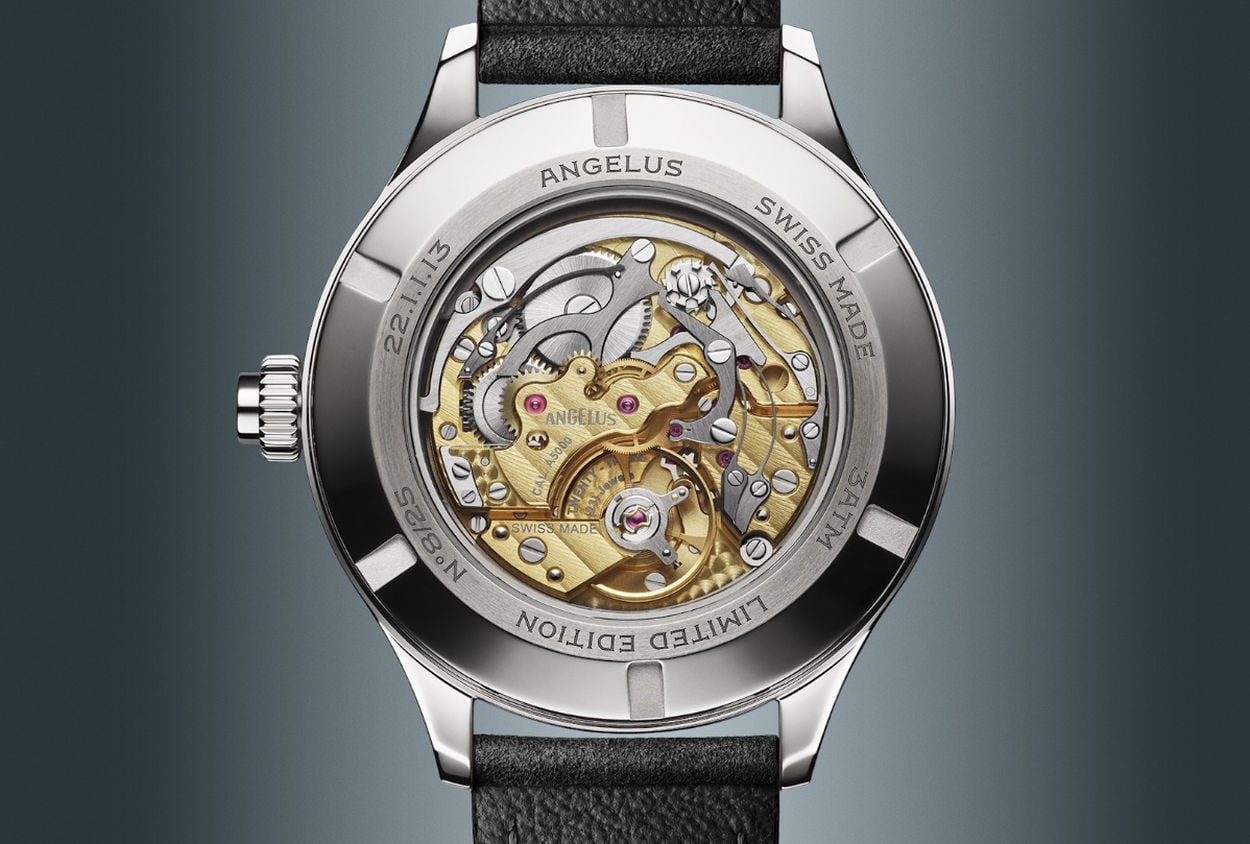 Angelus : un chronomètre télémètre, pulsomètre et tachymètre