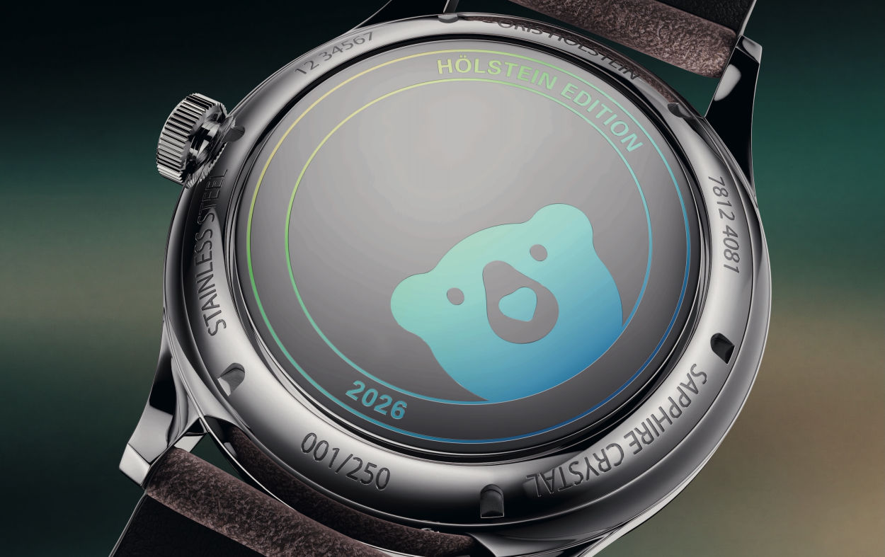Oris Hölstein édition 2026 : quand l'Oris Bear scintille aux couleurs de l'arc-en-ciel !