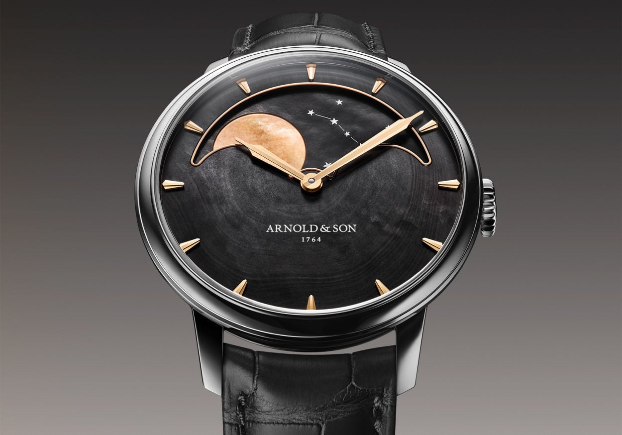 Arnold & Son Perpetual Moon 41,5 Steel "Colours of the Moon" : les couleurs de la nuit