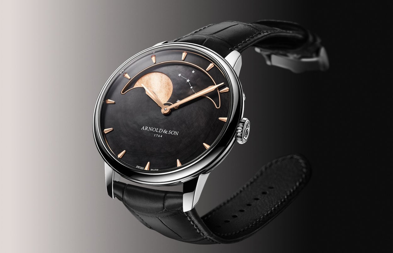 Arnold & Son Perpetual Moon 41,5 Steel "Colours of the Moon" : les couleurs de la nuit