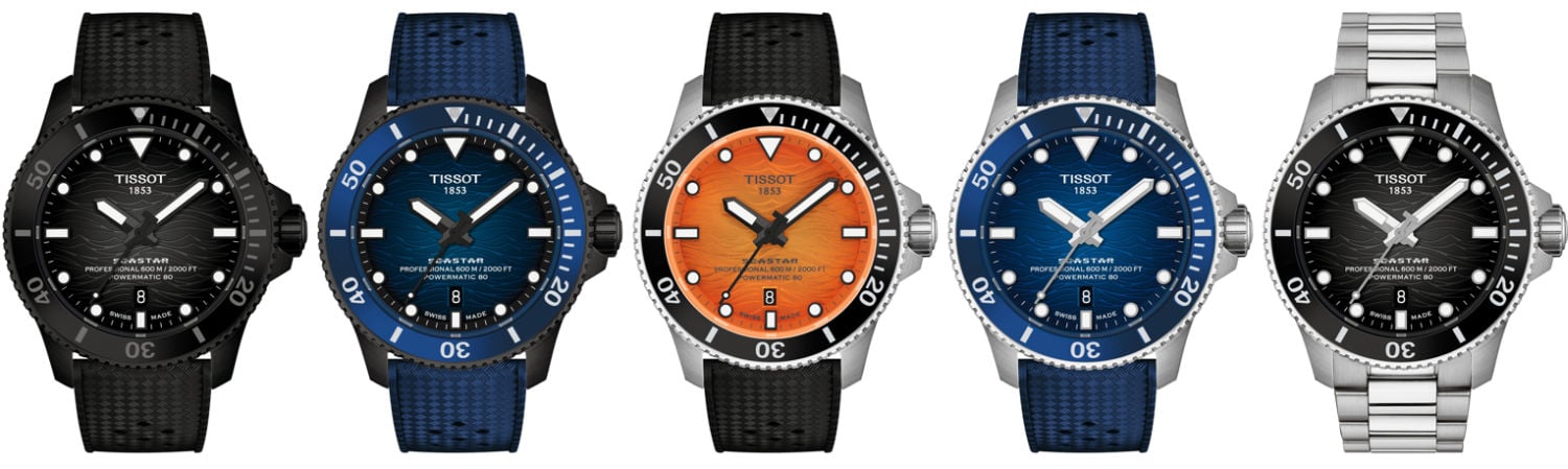 Tissot Seastar 2000 Professional : cinq nouvelles plongeuses à découvrir
