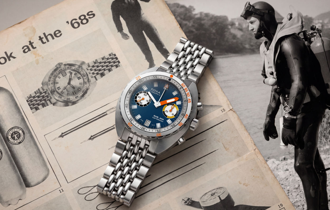 Doxa SUB 200 T Graph II : une plongeuse-chronographe d'inspiration vintage