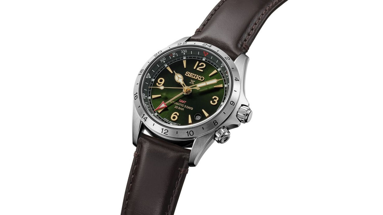 Seiko : une nouvelle Prospex Alpinist GMT avec cadran vert