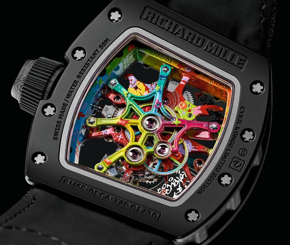 Richard Mille RM 68-01 Cyril Kongo : Colourful watch ! Richard Mille RM 68-01 Cyril Kongo : Colourful watch !