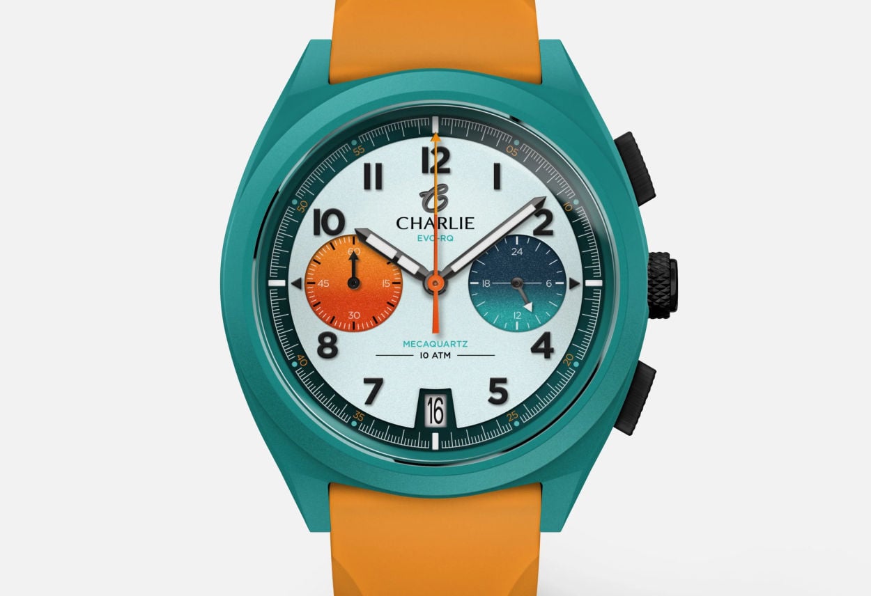 Charlie Paris GRX Mecaquartz Chrono : quand le temps se mesure en couleurs