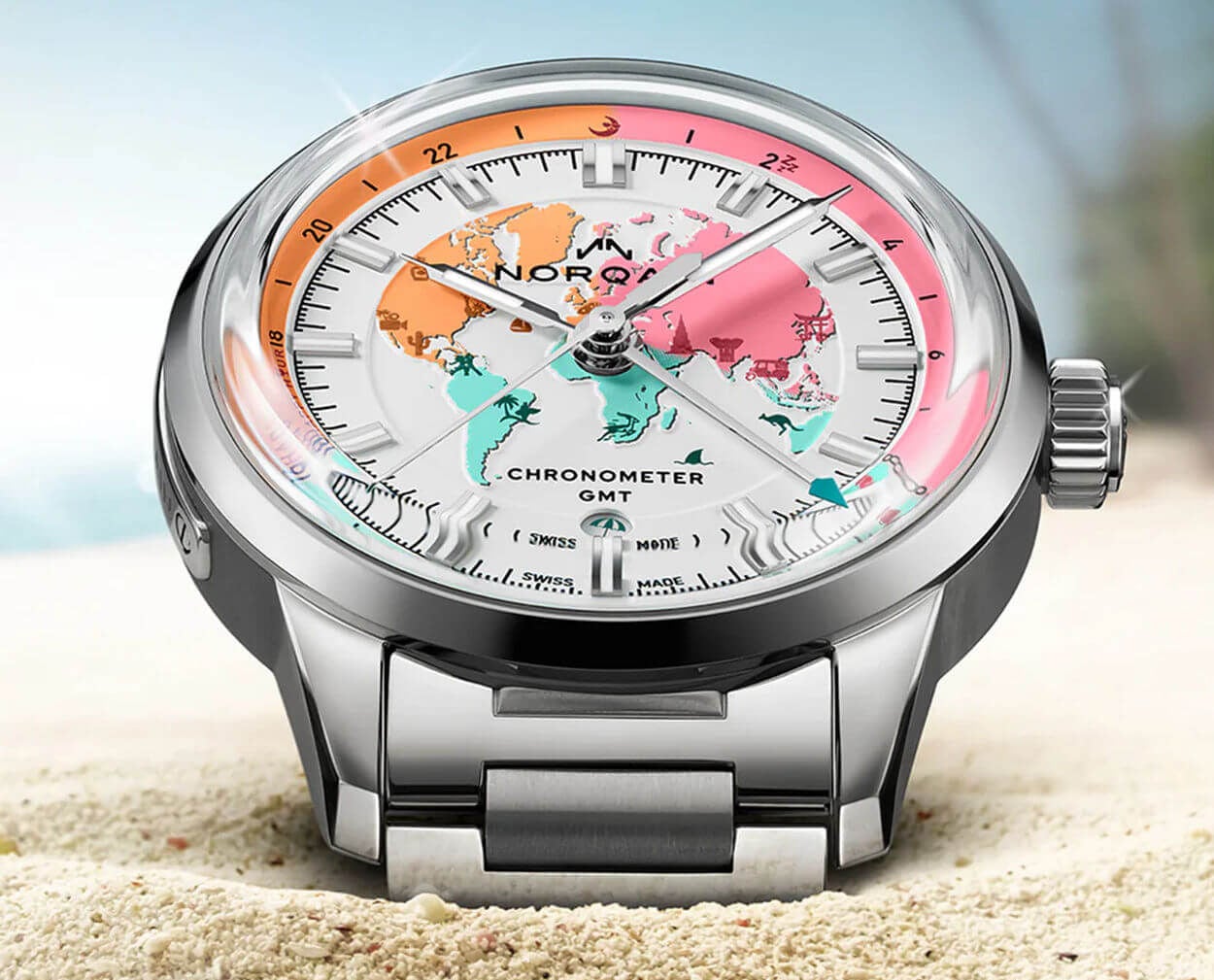Norqain Freedom GMT Enjoy Life "Holiday" : une édition limitée ludique et très estivale