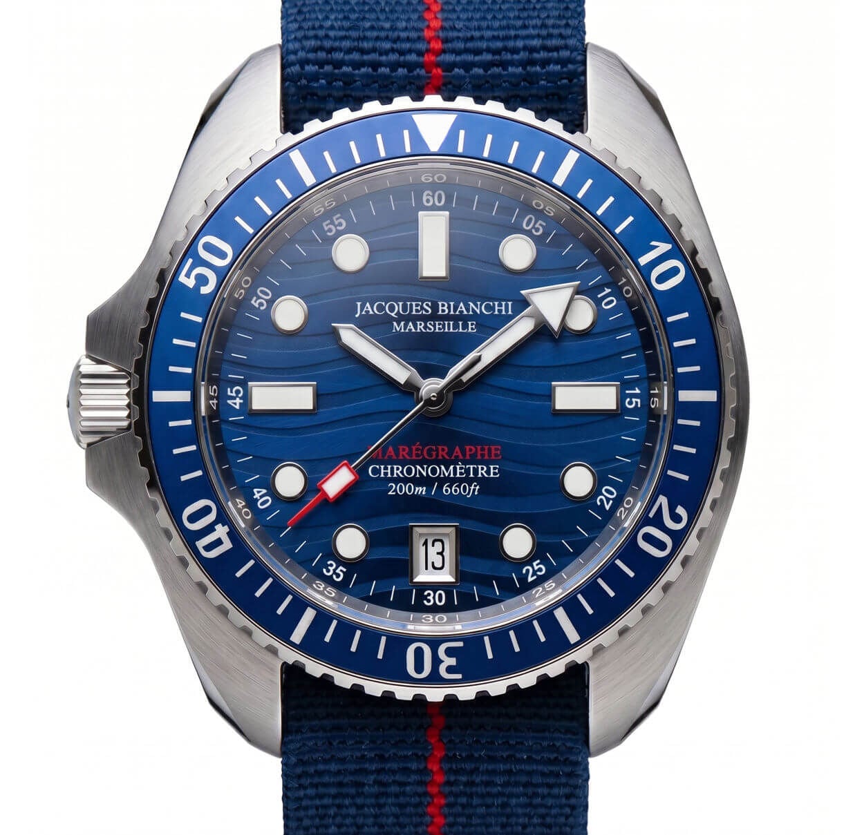 Jacques Bianchi JB200 Marégraphe II : montée en gamme pour montre des profondeurs