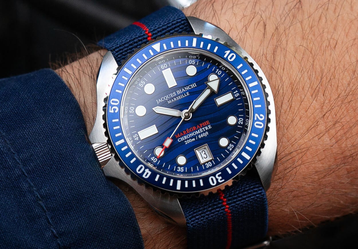 Jacques Bianchi JB200 Marégraphe II : montée en gamme pour montre des profondeurs