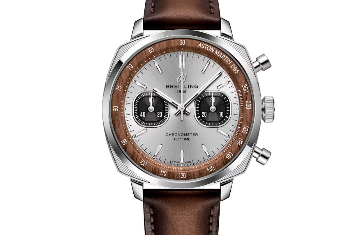 Chronographe Breitling Top Time : vombrissant hommage à l'Aston Martin DB5