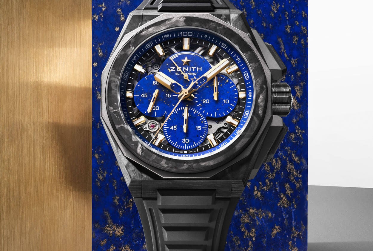 Zenith Defy Extrem Lapis Lazuli II : quand le carbone et le titane s'associent au lapis