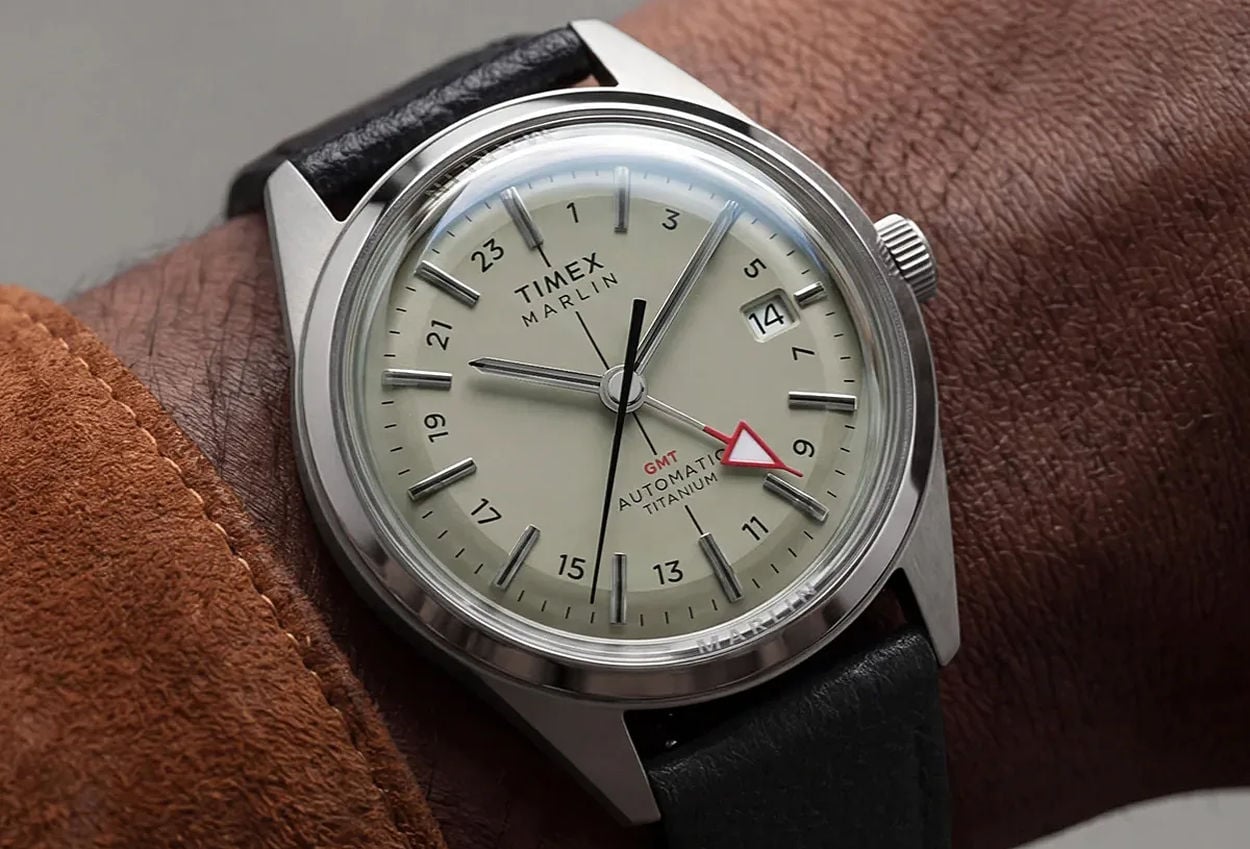 Timex Marlin Jet Titanium GMT : quand le titane a l'âme voyageuse