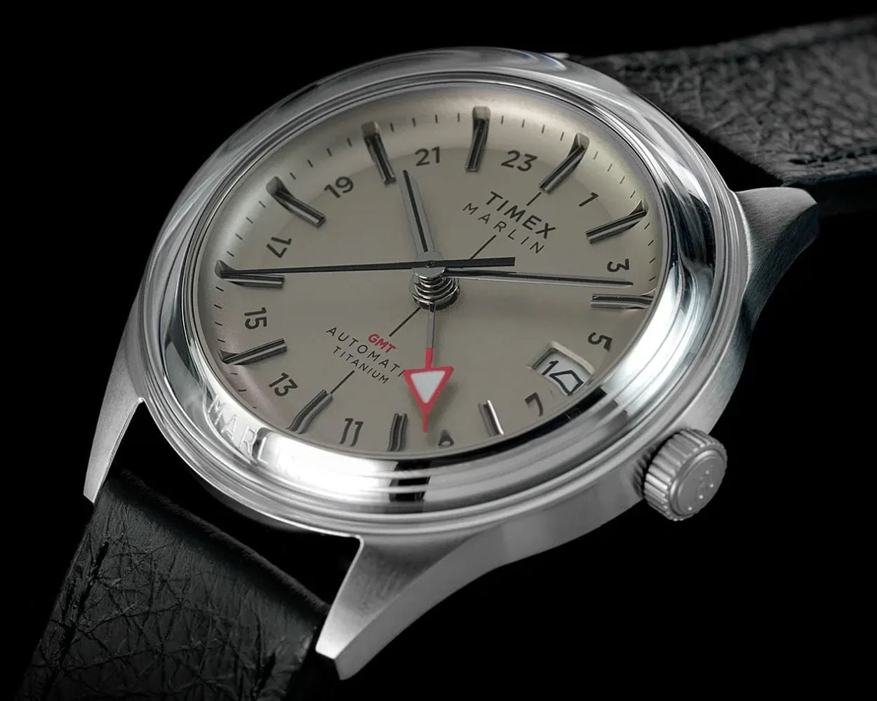 Timex Marlin Jet Titanium GMT : quand le titane a l'âme voyageuse